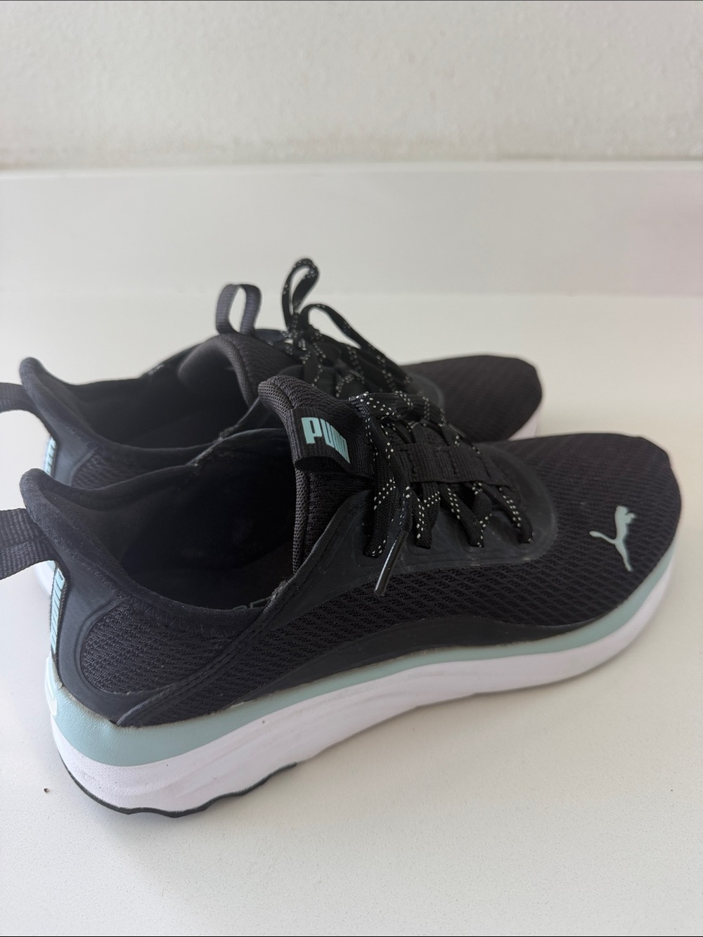 Puma Black & Mint Athletic Sneakers for Women